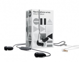 Наушники с микрофоном AIAIAI Pipe earphone Grey Gradient